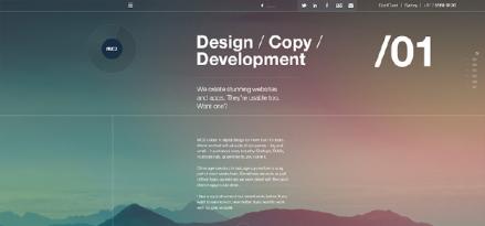 那些年，流行的漸變網(wǎng)頁設(shè)計(jì)案例